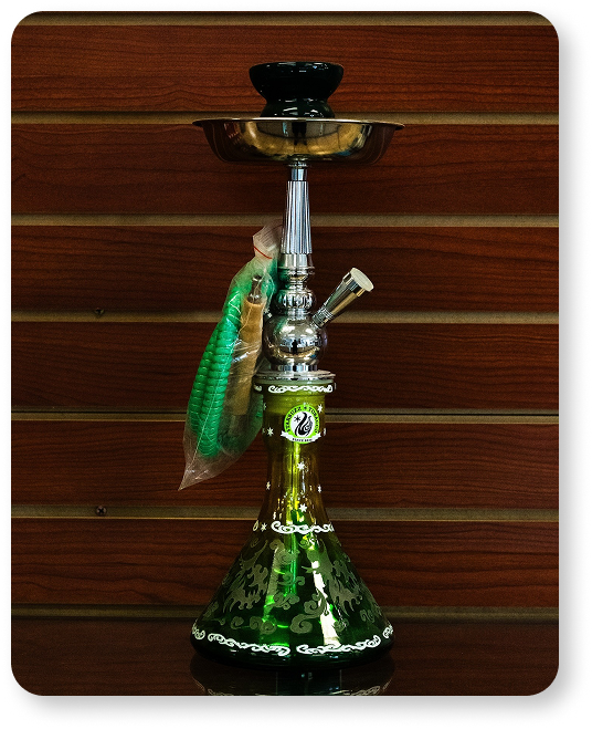 Pulled green glass product image